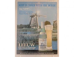 leeuw bier poster usa